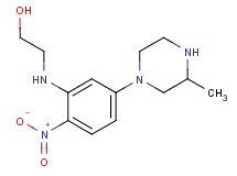 2-{[5-(3-methylpiperazin-1-yl)-2-nitrophenyl]amino}ethanol