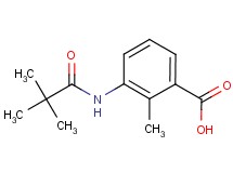3-[(2,2-dimethylpropanoyl)amino]-2-methylbenzoic acid