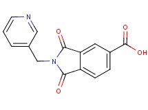 1,3-dioxo-2-(pyridin-3-ylmethyl)isoindoline-5-carboxylic acid