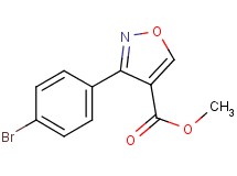 methyl 3-(4-bromophenyl)isoxazole-4-carboxylate