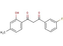 1-(3-fluorophenyl)-3-(2-hydroxy-4-methylphenyl)propane-1,3-dione