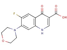 6-fluoro-7-morpholin-4-yl-4-oxo-1,4-dihydroquinoline-3-carboxylic acid 6-fluoro-7-morpholin-4-yl-4-oxo-1,4-dihydroquinoline-3-carboxylic acid