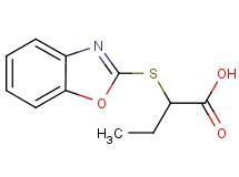 2-(1,3-benzoxazol-2-ylthio)butanoic acid