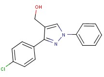 [3-(4-chlorophenyl)-1-phenyl-1H-pyrazol-4-yl]methanol