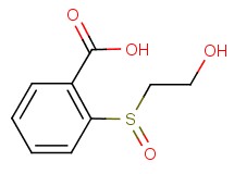 2-[(2-hydroxyethyl)sulfinyl]benzoic acid