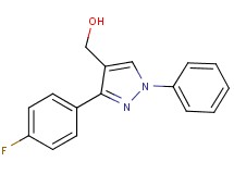 [3-(4-fluorophenyl)-1-phenyl-1H-pyrazol-4-yl]methanol