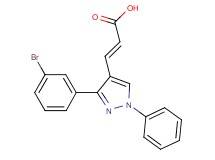 (2E)-3-[3-(3-bromophenyl)-1-phenyl-1H-pyrazol-4-yl]acrylic acid