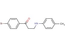 1-(4-bromophenyl)-3-[(4-methylphenyl)amino]propan-1-one