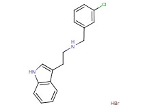 N-(3-chlorobenzyl)-2-(1H-indol-3-yl)ethanamine hydrobromide