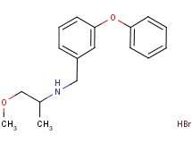 (2-methoxy-1-methylethyl)(3-phenoxybenzyl)amine hydrobromide