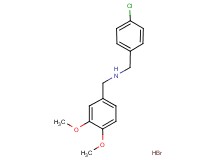 (4-chlorobenzyl)(3,4-dimethoxybenzyl)amine hydrobromide (4-chlorobenzyl)(3,4-dimethoxybenzyl)amine hydrobromide