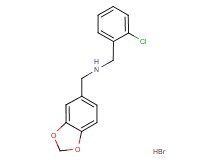 (1,3-benzodioxol-5-ylmethyl)(2-chlorobenzyl)amine hydrobromide