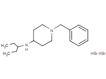 1-benzyl-N-(1-ethylpropyl)-4-piperidinamine dihydrobromide 1-benzyl-N-(1-ethylpropyl)-4-piperidinamine dihydrobromide