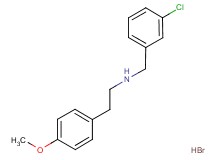 N-(3-chlorobenzyl)-2-(4-methoxyphenyl)ethanamine hydrobromide