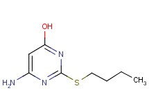 6-amino-2-(butylthio)-4-pyrimidinol
