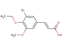(2E)-3-(3-bromo-4-ethoxy-5-methoxyphenyl)acrylic acid