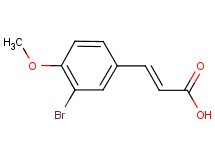 (2E)-3-(3-bromo-4-methoxyphenyl)acrylic acid