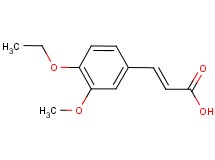(2E)-3-(4-ethoxy-3-methoxyphenyl)acrylic acid
