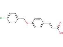(2E)-3-{4-[(4-chlorobenzyl)oxy]phenyl}acrylic acid