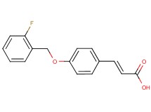 (2E)-3-{4-[(2-fluorobenzyl)oxy]phenyl}acrylic acid