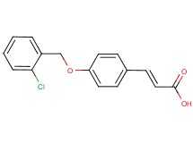 (2E)-3-{4-[(2-chlorobenzyl)oxy]phenyl}acrylic acid