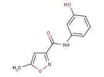 N-(3-hydroxyphenyl)-5-methyl-3-isoxazolecarboxamide