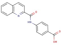 4-[(quinolin-2-ylcarbonyl)amino]benzoic acid