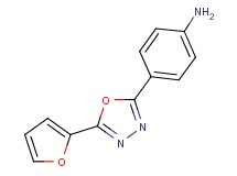 4-[5-(2-furyl)-1,3,4-oxadiazol-2-yl]aniline