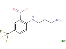N-[2-nitro-4-(trifluoromethyl)phenyl]-1,3-propanediamine hydrochloride