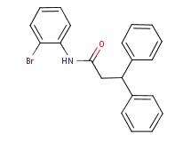 N-(2-bromophenyl)-3,3-diphenylpropanamide
