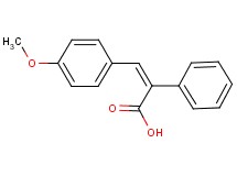 (2Z)-3-(4-methoxyphenyl)-2-phenylacrylic acid