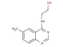2-[(6-methyl-4-quinazolinyl)amino]ethanol