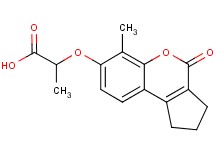 2-[(6-methyl-4-oxo-1,2,3,4-tetrahydrocyclopenta[c]chromen-7-yl)oxy]propanoic acid