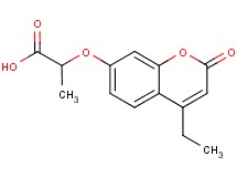 2-[(4-ethyl-2-oxo-2H-chromen-7-yl)oxy]propanoic acid