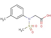 N-(3-methylphenyl)-N-(methylsulfonyl)glycine