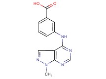 3-[(1-methyl-1H-pyrazolo[3,4-d]pyrimidin-4-yl)amino]benzoic acid