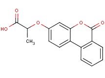 2-[(6-oxo-6H-benzo[c]chromen-3-yl)oxy]propanoic acid