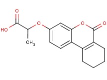 2-[(6-oxo-7,8,9,10-tetrahydro-6H-benzo[c]chromen-3-yl)oxy]propanoic acid