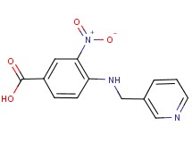 3-nitro-4-[(pyridin-3-ylmethyl)amino]benzoic acid
