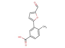 3-(5-formyl-2-furyl)-4-methylbenzoic acid