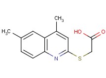 [(4,6-dimethylquinolin-2-yl)thio]acetic acid