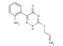 3-(allylthio)-6-(2-aminophenyl)-1,2,4-triazin-5(2H)-one