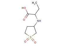 2-[(1,1-dioxidotetrahydro-3-thienyl)amino]butanoic acid
