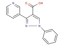 1-phenyl-3-pyridin-3-yl-1H-pyrazole-4-carboxylic acid