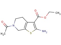 ethyl 6-acetyl-2-amino-4,5,6,7-tetrahydrothieno[2,3-c]pyridine-3-carboxylate