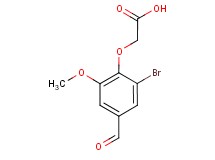 (2-bromo-4-formyl-6-methoxyphenoxy)acetic acid