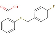 2-[(4-fluorobenzyl)thio]benzoic acid
