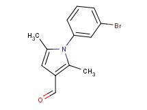1-(3-bromophenyl)-2,5-dimethyl-1H-pyrrole-3-carbaldehyde