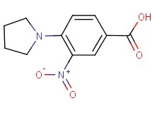 3-nitro-4-pyrrolidin-1-ylbenzoic acid