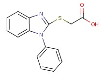 [(1-phenyl-1H-benzimidazol-2-yl)thio]acetic acid